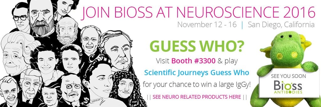 Join Bioss Antibodies‚Ñ¢ at Neuroscience 2016!